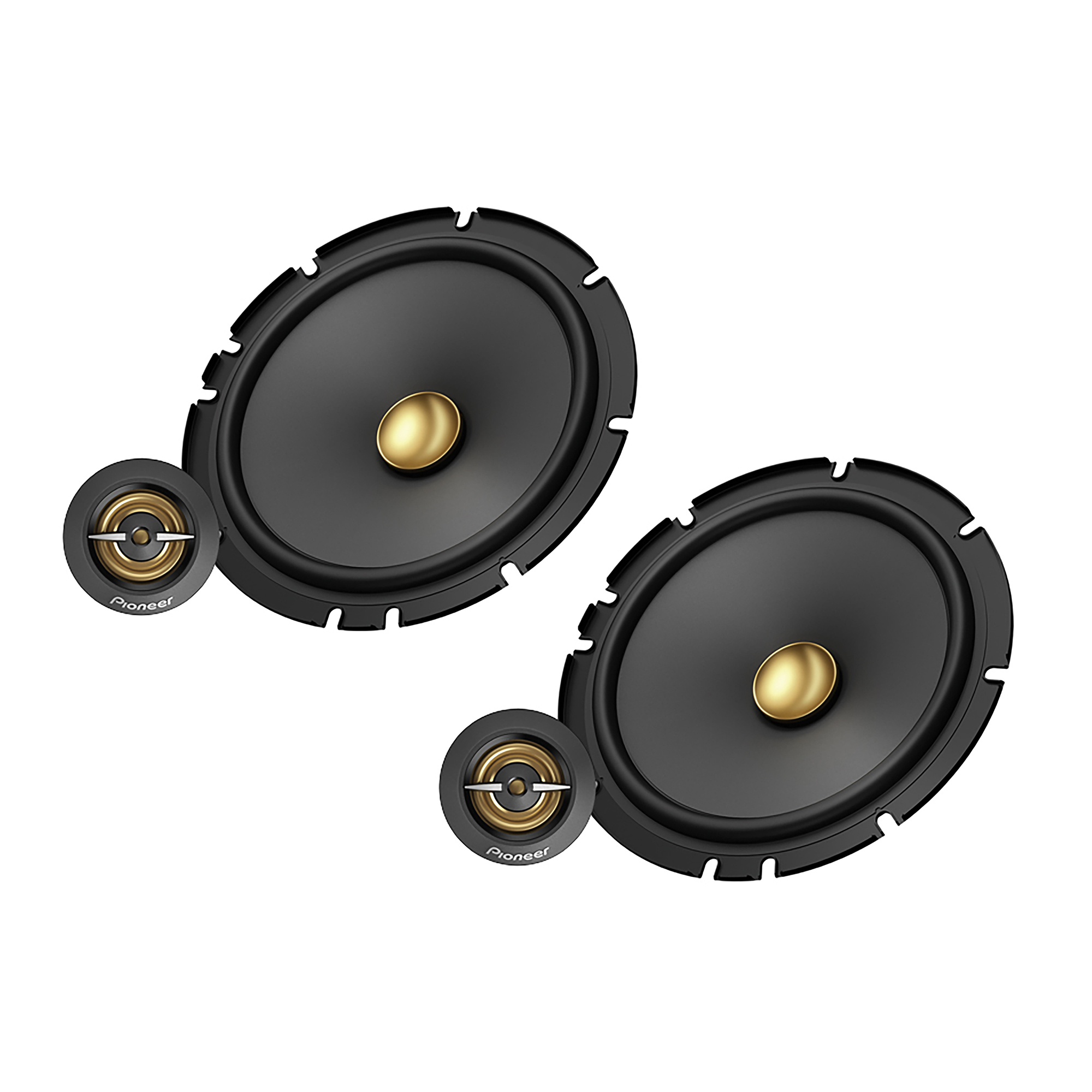 Pioneer® A-Series TS-A1601C 6.5-In. 350-Watt 2-Way Component Car Speakers, 2-Count